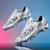 Chuteiras de futebol infantis transfronteiriças para meninos e meninas estudantes, competição profissional, treinamento, sapatos de bola, atacado, adolescentes, cravo longo, cravo quebrado