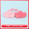 Serie Día de San Valentín Molde para Galletas de Sobre Amor Dibujos Animados 3D Molde para Galletas Arcilla DIY Galletas Impresas de Anime