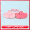 Série Dia dos Namorados Molde de Biscoito Envelope Coração 3D Desenho Animado Molde de Biscoito Argila de Simulação DIY Biscoitos Impressos