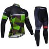 Traje de ciclismo de punto transfronterizo NW de manga larga para carretera y bicicleta de montaña para hombres y mujeres en otoño e invierno