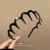 Diadema Ondulada con Dientes, Nuevo Modelo 2026, Alta Presión en la Corona Resistente, Accesorio para el Cabello Antideslizante, Diadema Pinza para Lavado de Cara