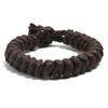 Punk nueva fábrica directa tejido a mano retro pulsera de cuerda de cáñamo simple pulsera casual joyería suministro transfronterizo