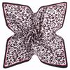 53cm * 53cm Europeo y Americano pequeño U estampado de leopardo Dama Seda primavera y otoño pañuelo cuadrado pequeño pañuelo pañuelo pañuelo