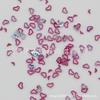 Lantejoulas coloridas em formato de coração 3*4mm para unhas DIY, pó para unhas, patch, slime musical para preenchimento