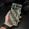Adecuado para funda de teléfono móvil Xiaomi 15t, Negocios Maduro Nuevo de Moda Pareja Elegante Geométrico Textura Simple Creativo