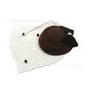 Europeo y Americano Nuevo Accesorios para el Cabello de Perlas Lazo Tiara Sombrerito Sombrerito de Copa Retro Velo Sombrerito de Copa Horquilla Estilo de Venta Caliente Transfronterizo