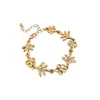Pulsera Geométrica Popular con Incrustaciones de Diamantes y Diseño de Flor Transfronteriza para Mujer, Elegante y Única, Sensación de Alta Gama, Joyería Moderna y Versátil