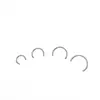 Amazon Transfronterizo Anillos de Acero Inoxidable para Nariz, Anillos de Herradura, Tachuelas para Nariz, Bolas de Repuesto, Joyería para Piercing Corporal, Venta Directa de Fabricantes Europeos y Americanos