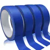 4 Rollos de Cinta de Pintor Premium, Cinta Azul, Cinta de Enmascarar, Cinta para Pintar Multiusos, Pintura, de Pintor