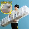 Caja de zapatos transparente grande transfronteriza de apertura lateral multicapa plegable caja de almacenamiento de zapatos plástico engrosado zapatero simple al por mayor