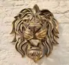Arte de Parede Cabeça de Leão Transfronteiriça Nova Escultura de Metal Cabeça de Leão