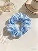 Venda Direta da Fábrica Estilo Coreano Malha Suave Cintura Alta Scrunchie Simples Cor Sólida Elástico de Cabelo Elástico de Cabelo Elástico de Cabelo Elástico de Cabelo