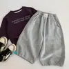 Calça de Outono Maibao para Crianças 2026 Huzhou Zhili Roupas Infantis Meninos e Meninas Estilo Coreano Calça Versátil Bebê Casual