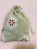 Bolsas de Algodón con Cordón Floral Personalizadas para Guardar Artículos, Soporte para Impresión de Logo, Venta al por Mayor a Partir de un Paquete, Bolsita de Incienso Repelente de Mosquitos de Regalo
