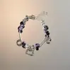 Celebridade da Internet Gato Qingti Garra Fresca Pulseira Doce Estilo Menina Estilo Casal Pulseira Envolto no Dedo Feminino Corrente de Contas Suave para Mão Atacado