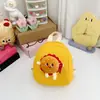 Nova Bolsa Infantil 2024 Meninos e Meninas Mochila Pequena Casual para Exterior Desenho Animado Hambúrguer Batatas Fritas Mochila de Pendurar
