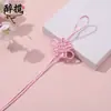 Nudo Chino Cuadrado de la Victoria con Borla Colgante Tejida a Mano Empaque Accesorios de Regalo Colgante de Unidad USB Al Por Mayor En Stock