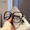 Gafas Transparentes Ultraligeras para Miopía para Mujer con Montura Grande, Aspecto Adelgazante, Monturas de Gafas Poligonales