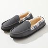 E-commerce transfronteiriço Amazon masculino confortável chinelos de espuma de memória lã imitação pelúcia veludo forrado sapatos em estoque