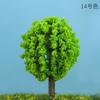 Material para Maquetas de Construcción Árbol de Paisaje Árbol para Maquetas de Planificación Árbol de Navidad Árbol de Bola Verde