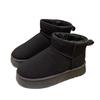 Botas de Nieve Gruesas de Suela Gruesa para Mujer Talla Grande 2026 Botas de Nieve Cortas de Invierno con Forro de Felpa y Capa Exterior Engrosada, Adecuadas para Noreste, Transfronterizo