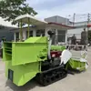 Colheitadeira de Soja 25 HP Alimentação Total Diesel Colheita Baixa Colheitadeira Combinada de Soja e Arroz