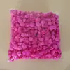 Cabeças de flores artificiais de 3,5 cm, cabeças de rosa de espuma de PE, caixas de presente de casamento, materiais para decoração de parede de fundo de banquete atacado