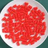 Accesorios de Resina Adornados Rojo y Verde Navideño Pegamento de Crema Casero Material para Pasador de Pelo Agujero Zapatos Imán de Refrigerador