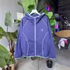 Chaqueta Cardigan con Capucha Estilo Montaña Reflectante 3m Primavera/Verano para Pareja con Color Contrastante y Costuras Visibles 11200