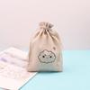 Nueva bolsa de algodón de Navidad con estampado navideño bolsa de regalo bolsa de regalo de dulces para Nochebuena al por mayor en stock