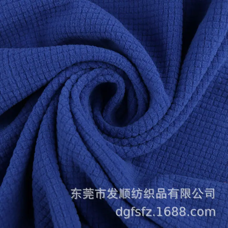 144F抽条提花摇粒绒