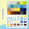 Cuentas de Cera para Sellar Caja Dividida de 24 Colores Set Múltiples Estilos Cuentas de Cera Color Macarrón Sellado de Sobres Herramientas para Sello de Cera