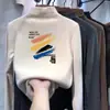 Ropa interior térmica base para niños, cuello medio alto, forro polar fino, ropa interior térmica para niños, para primavera y otoño