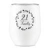 Amazon Taza de Huevo de Sublimación Explosiva Copa de Vino de Boda Nupcial Termo de Acero Inoxidable 12 oz Regalo