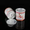 Cajas de Empaque para Alimentos de Regalo Suministradas por el Fabricante, Latas de Papel para Té con Tapa Fácil de Abrir, Cajas de Empaque Redondas Vacías de Gran Capacidad