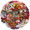 50 Pegatinas Graffiti Estilo Gótico Vaquero Occidental Transfronterizas para Maleta, Laptop, Funda de Teléfono, Taza de Agua, Impermeables