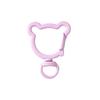 Clips de Resorte Coloridos, Anillas Abiertas Redondas, Anillas de Resorte de Oso, Accesorios para Llaveros DIY, Anillas de Conexión de Aleación
