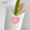 Pastel Horneado Pequeño Fresco Pegatinas Decorativas Empaque de Regalo Pegatinas Selladoras de Corazón Pequeño Ramo Cajas de Regalo de Fruta Pegatinas