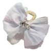 Super Fairy Mesh Bow Love Strass Grab Clip Back Head Disc Shark Clip Temperamento Feminino Grande Grab Clip Hairpin