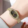 Nuevo Reloj Pulsera Huevo de Paloma Moda Reloj Dama Diamante Ovalado Reloj de Mujer Reloj de Cuarzo Fabricante Al por Mayor en Stock