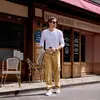 Pantalones largos casuales de trabajo versátiles multibolsillos para hombre, marca de moda callejera transfronteriza de primavera y otoño de AliExpress, al por mayor en stock