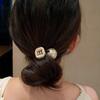 2023 Dongdaemun nueva bola de goma de alta gama para el pelo anillo para el pelo accesorios para el pelo de perlas goma para el pelo cola de caballo femenina tocado de Corea del Sur