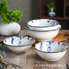 Conjunto Comercial de Tigelas Fumantang: Tigelas Grandes, Tigelas de Arroz, Tigelas de Sopa, Tigelas Cônicas, Tigelas para Macarrão Instantâneo, Tigelas de Cerâmica Vintage, Estilo Chinês