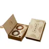 Caja de Regalo Personalizada con Forma de Libro para Pulseras Coleccionables, Tapa abatible magnética, Estampado dorado, Suministro directo del fabricante, Personalización de cajas de regalo en lotes pequeños a partir de imágenes proporcionadas