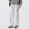 Calça Cargo Bolsos Masculina Nova Solta Japonesa Funcional Casual Tendência Marca Exclusiva Transfronteiriça para Amazon 2625