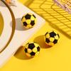 Sacapuntas de un solo agujero con forma de balón de fútbol transfronterizo, sacapuntas creativo de plástico de un solo agujero, regalo para estudiantes, juego de papelería, venta al por mayor