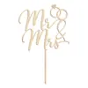 Inserto de Boda de Madera Nuevo Transfronterizo Sr&Sra Sr. y la señora. Anillo de Diamante Decoración Fiesta de Bodas Inserto