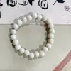 Pulseira de Cerâmica Jingdezhen com Contas Inteiras para Homens e Mulheres Simples e Delicada À Prova d'Água Estilo Chinês Pequena Barraca de Joias Venda por Atacado