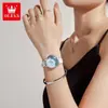 Venta al por mayor de fabricantes Relojes de la marca Oris Reloj de cuarzo con correa de venta caliente Regalo de San Valentín Reloj de moda para mujer