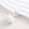 Lindo Colgante de Bola de Felpa Llavero Accesorio Joyería DIY Accesorio Hebilla de Puerta Giratoria Llavero Decoración de Bolso